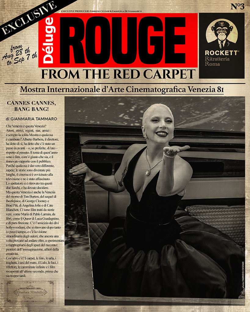 copertina rivista Déeluge Rouge Festival di Venezia