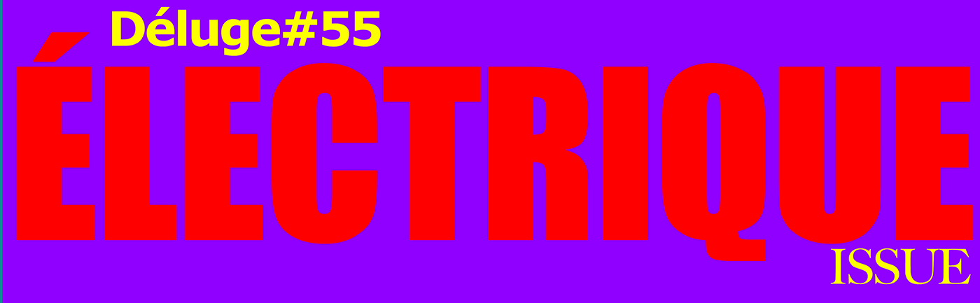 Déluge magazine #55 - ÉLECTRIQUE ISSUE